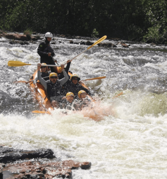 Corredeira do Rio Soninho no rafting do Jalapão