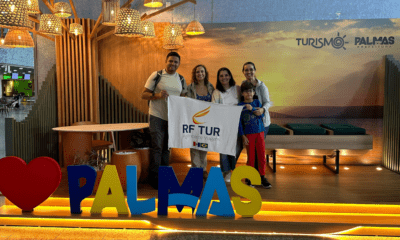 grupo da rf tur no aeroporto de palmas iniciando a viagem ao jalapão